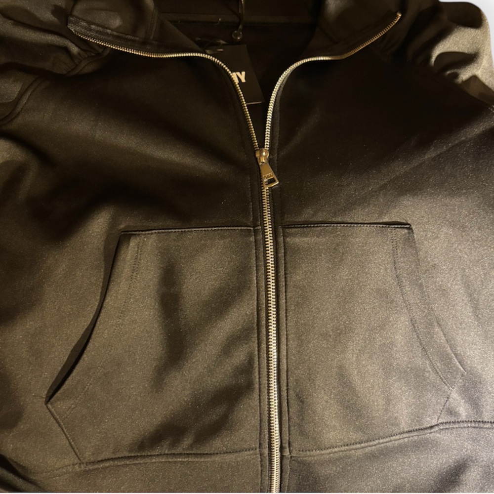 DKNY Women's Black Bomber Jacket - Picture 4 of 11